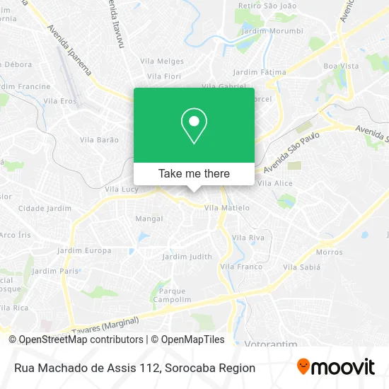 Rua Machado de Assis 112 map