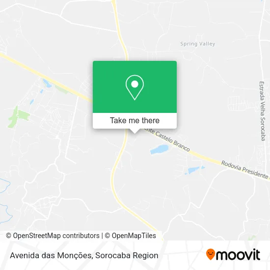 Avenida das Monções map