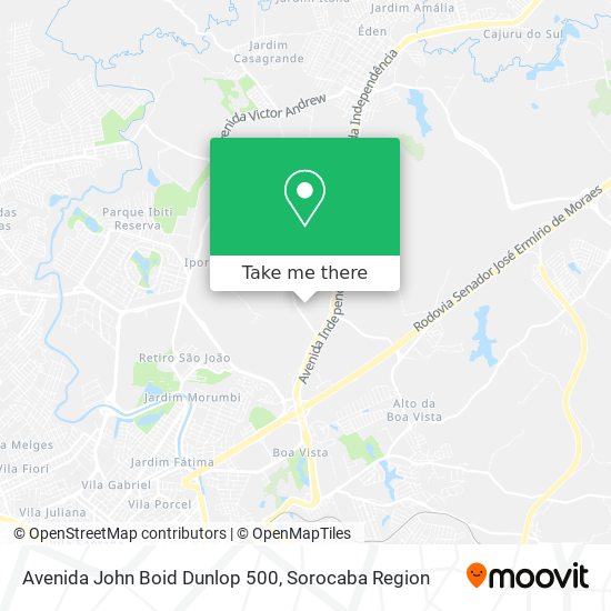 Avenida John Boid Dunlop 500 map