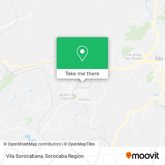 Vila Sorocabana map