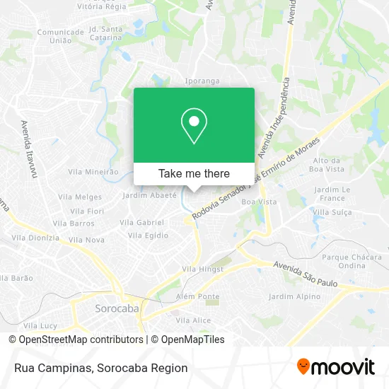 Rua Campinas map