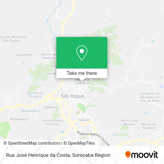 Rua José Henrique da Costa map