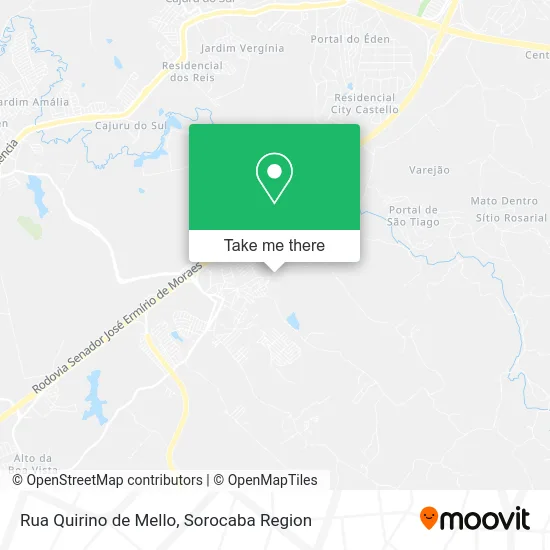 Rua Quirino de Mello map