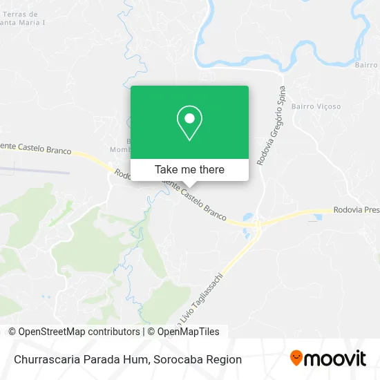 Churrascaria Parada Hum map