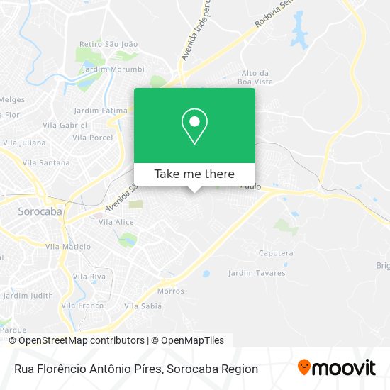 Rua Florêncio Antônio Píres map