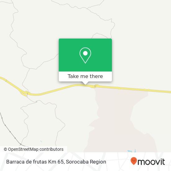 Mapa Barraca de frutas Km 65