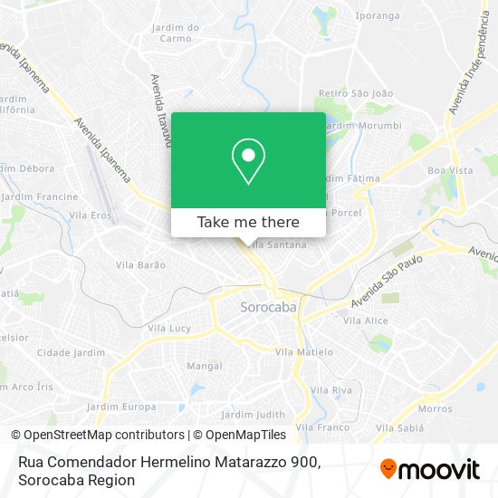 Rua Comendador Hermelino Matarazzo 900 map