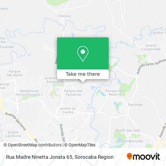 Rua Madre Ninetta Jonata 65 map
