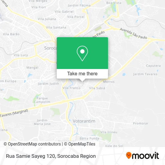 Rua Samie Sayeg 120 map