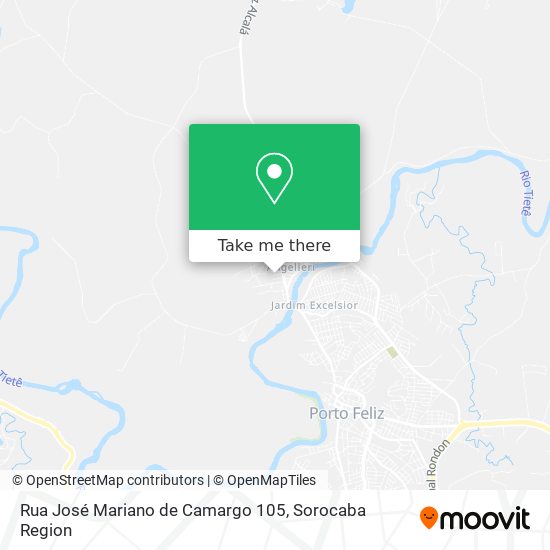 Rua José Mariano de Camargo 105 map
