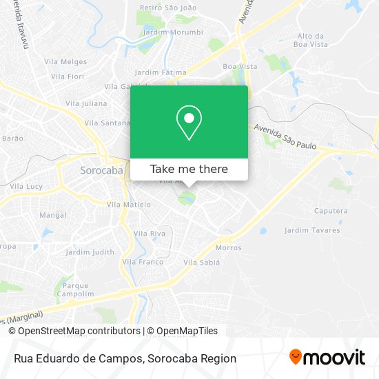 Rua Eduardo de Campos map