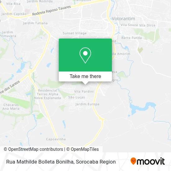 Rua Mathilde Bolleta Bonilha map