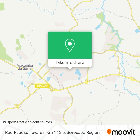 Rod Raposo Tavares, Km 113,5 map