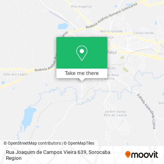 Rua Joaquim de Campos Vieira 639 map