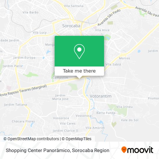 Shopping Center Panorâmico map