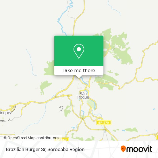 Mapa Brazilian Burger Sr