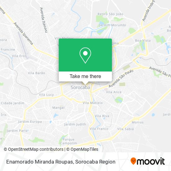 Mapa Enamorado Miranda Roupas