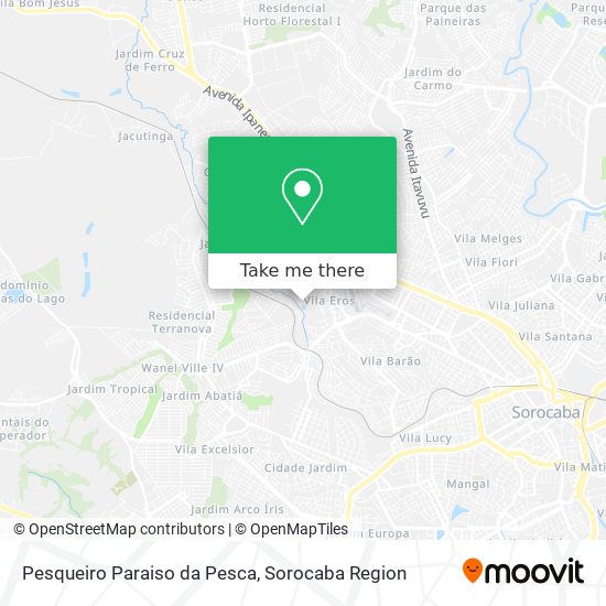 Pesqueiro Paraiso da Pesca map