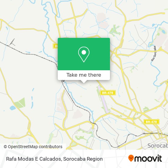 How to get to Rafa Modas E Calcados in Sorocaba by Bus?