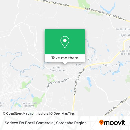 Sodexo Do Brasil Comercial map