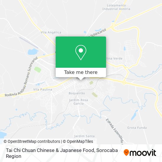 Mapa Tai Chi Chuan Chinese & Japanese Food