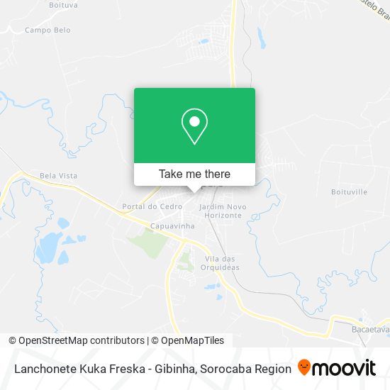 Lanchonete Kuka Freska - Gibinha map