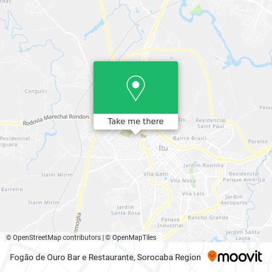 Fogão de Ouro Bar e Restaurante map