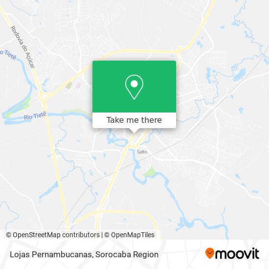 Lojas Pernambucanas map