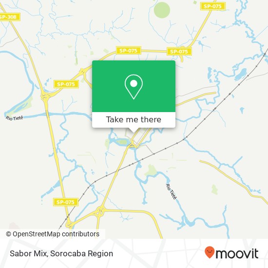 Mapa Sabor Mix, Rua Doutor Barros Júnior, 520 Centro Salto-SP 13320-220