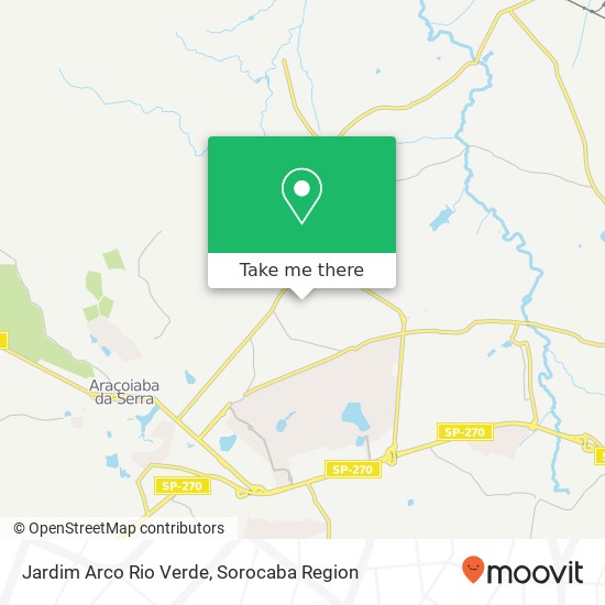 Jardim Arco Rio Verde map