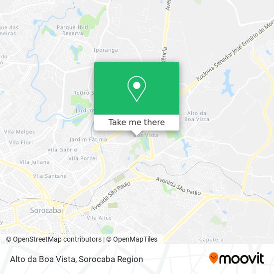 Alto da Boa Vista map