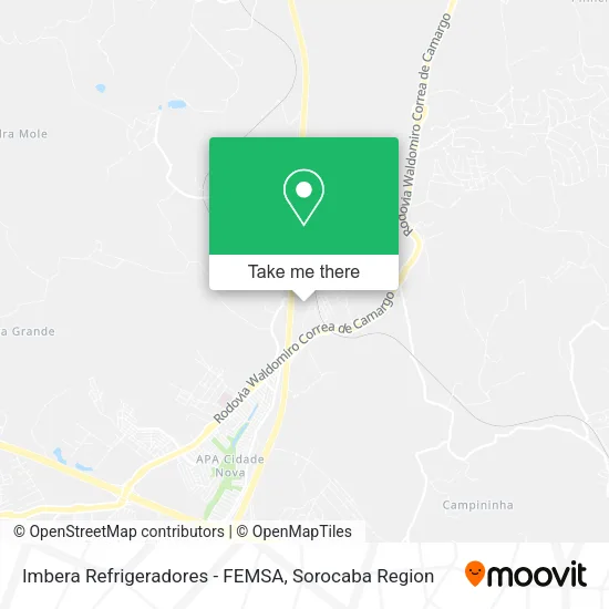 Imbera Refrigeradores - FEMSA map