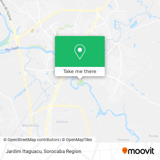 Jardim Itaguacu map