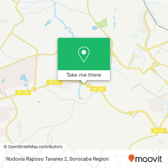 Rodovia Raposo Tavares 2 map