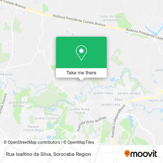 Rua Isaltino da Silva map