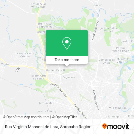 Rua Virginia Massoni de Lara map