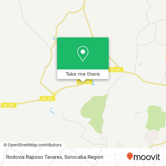 Rodovia Raposo Tavares map