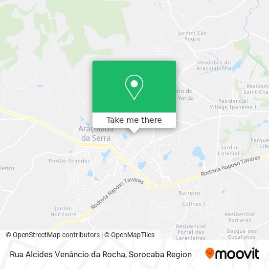 Rua Alcides Venâncio da Rocha map