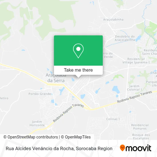 Rua Alcides Venâncio da Rocha map