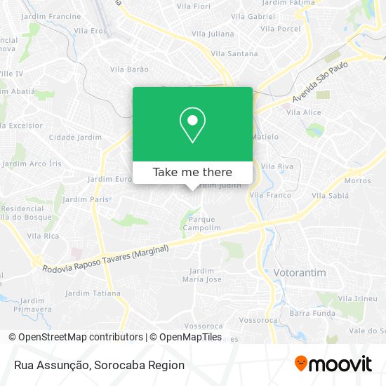 Rua Assunção map