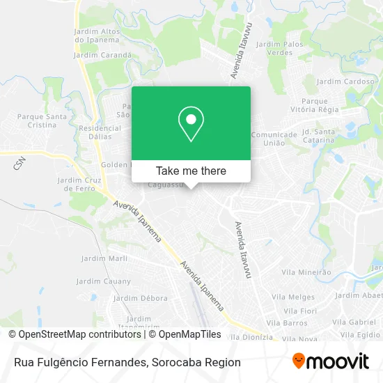 Rua Fulgêncio Fernandes map
