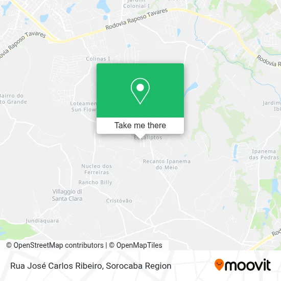Rua José Carlos Ribeiro map