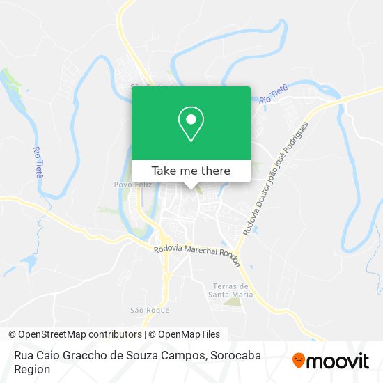 Rua Caio Graccho de Souza Campos map