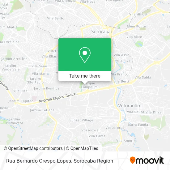 Rua Bernardo Crespo Lopes map