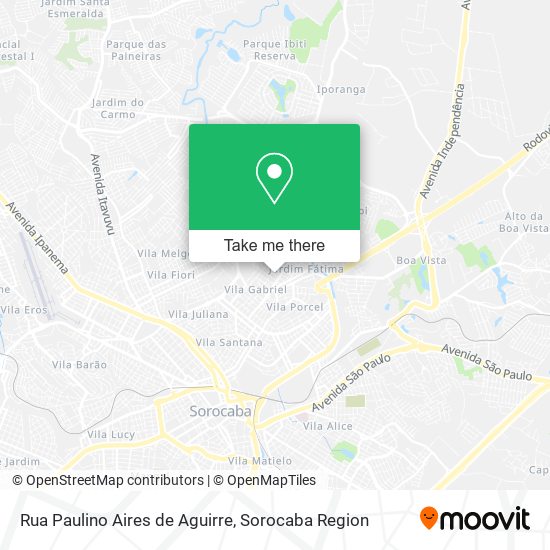 Rua Paulino Aires de Aguirre map