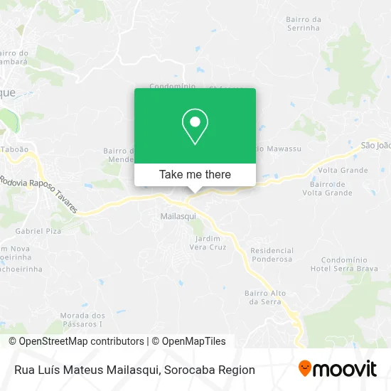 Rua Luís Mateus Mailasqui map