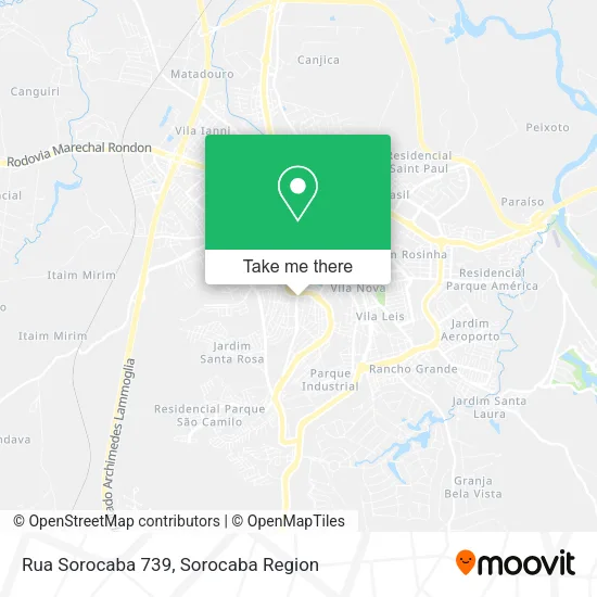 Rua Sorocaba 739 map