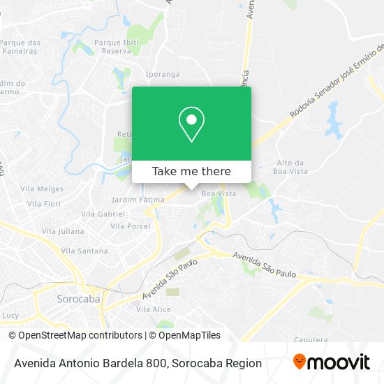 Mapa Avenida Antonio Bardela 800