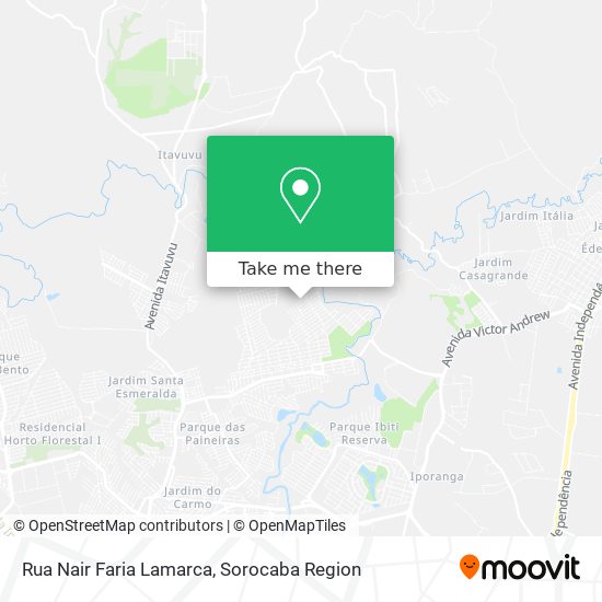 Rua Nair Faria Lamarca map