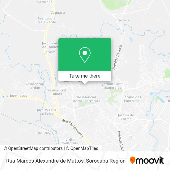 Rua Marcos Alexandre de Mattos map